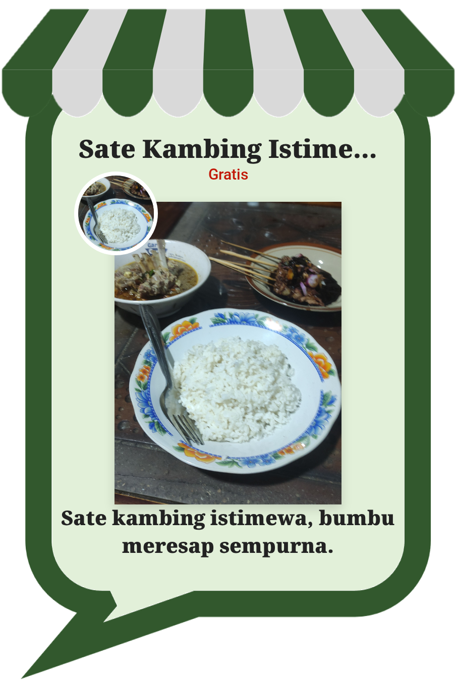Sate Kambing Istimewa
