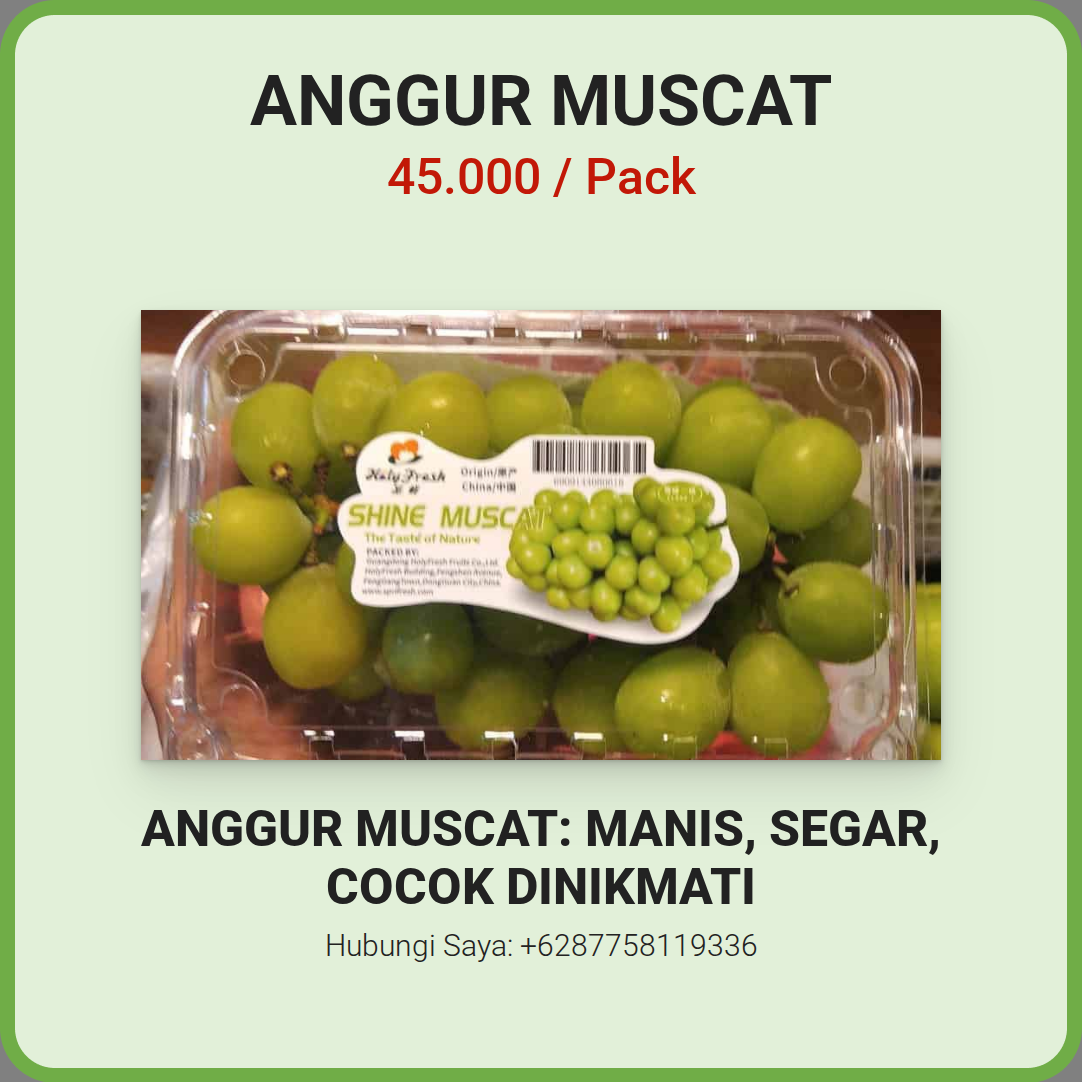 Anggur Muscat