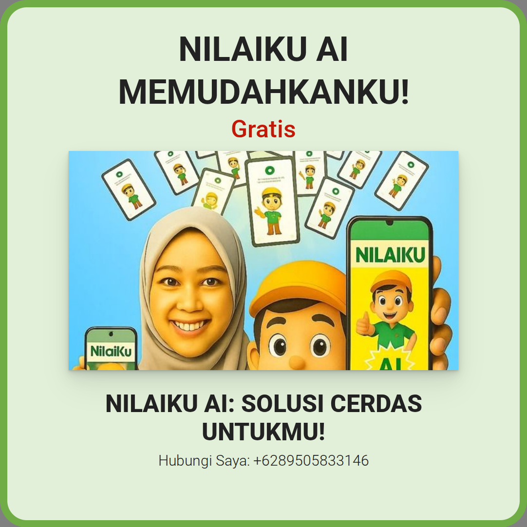 Promosi NilaiKu AI Memudahkanku!