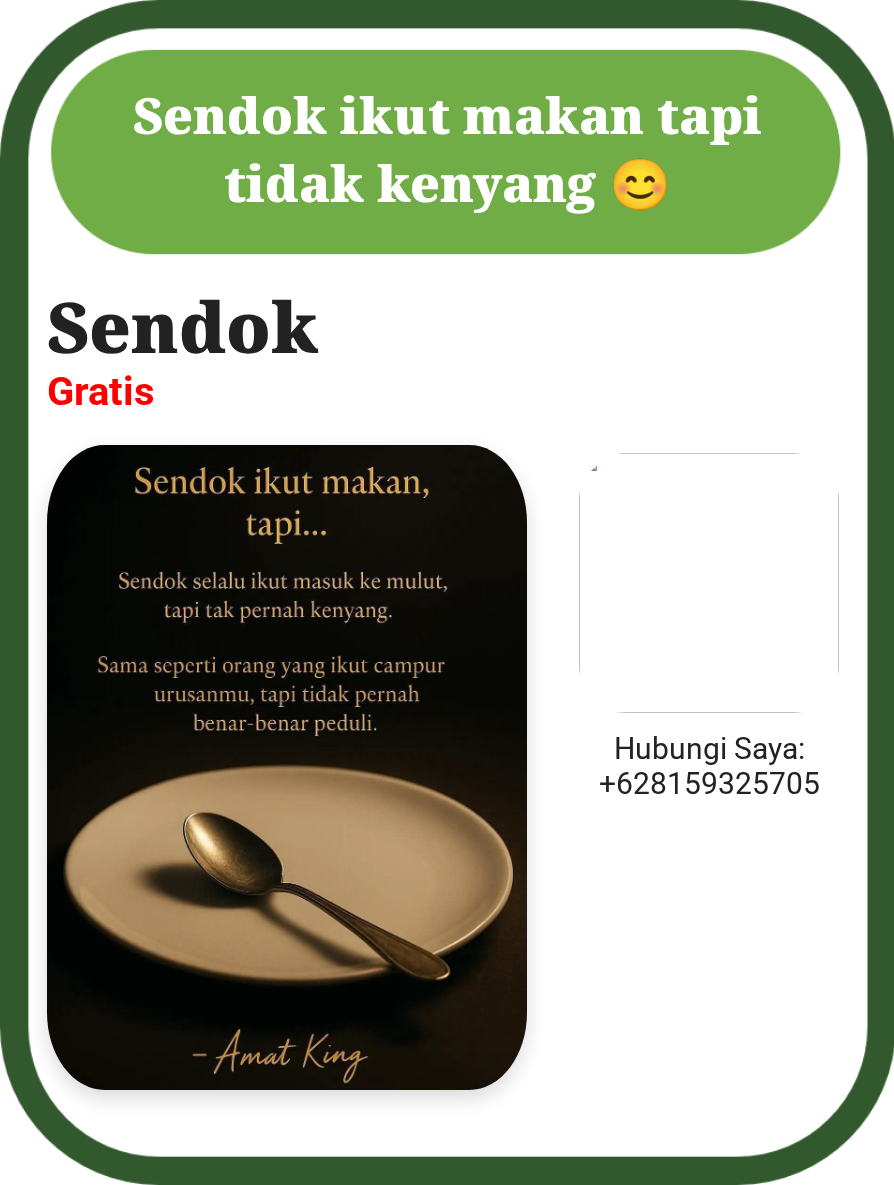 Promosi Sendok