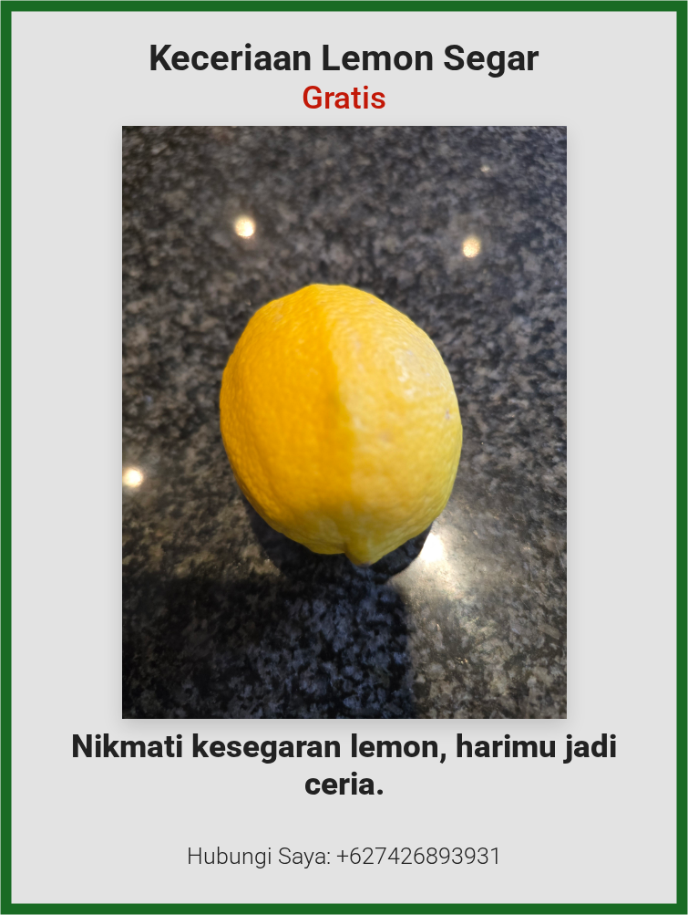 Keceriaan Lemon Segar