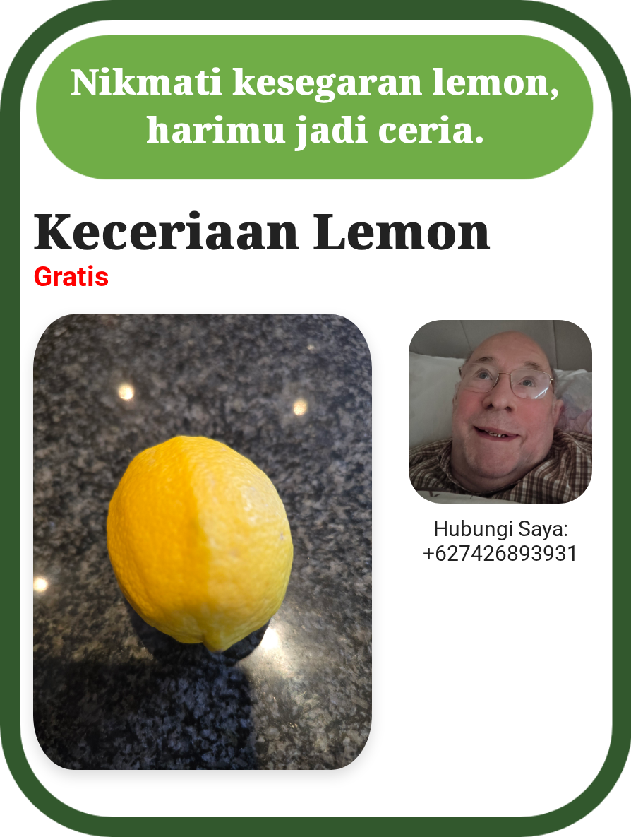 Promosi Keceriaan Lemon Segar
