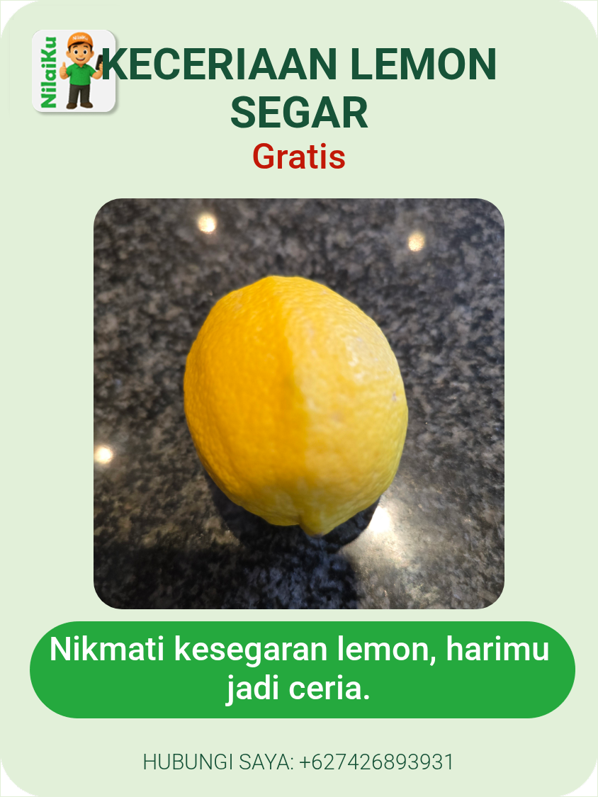 Promosi Keceriaan Lemon Segar