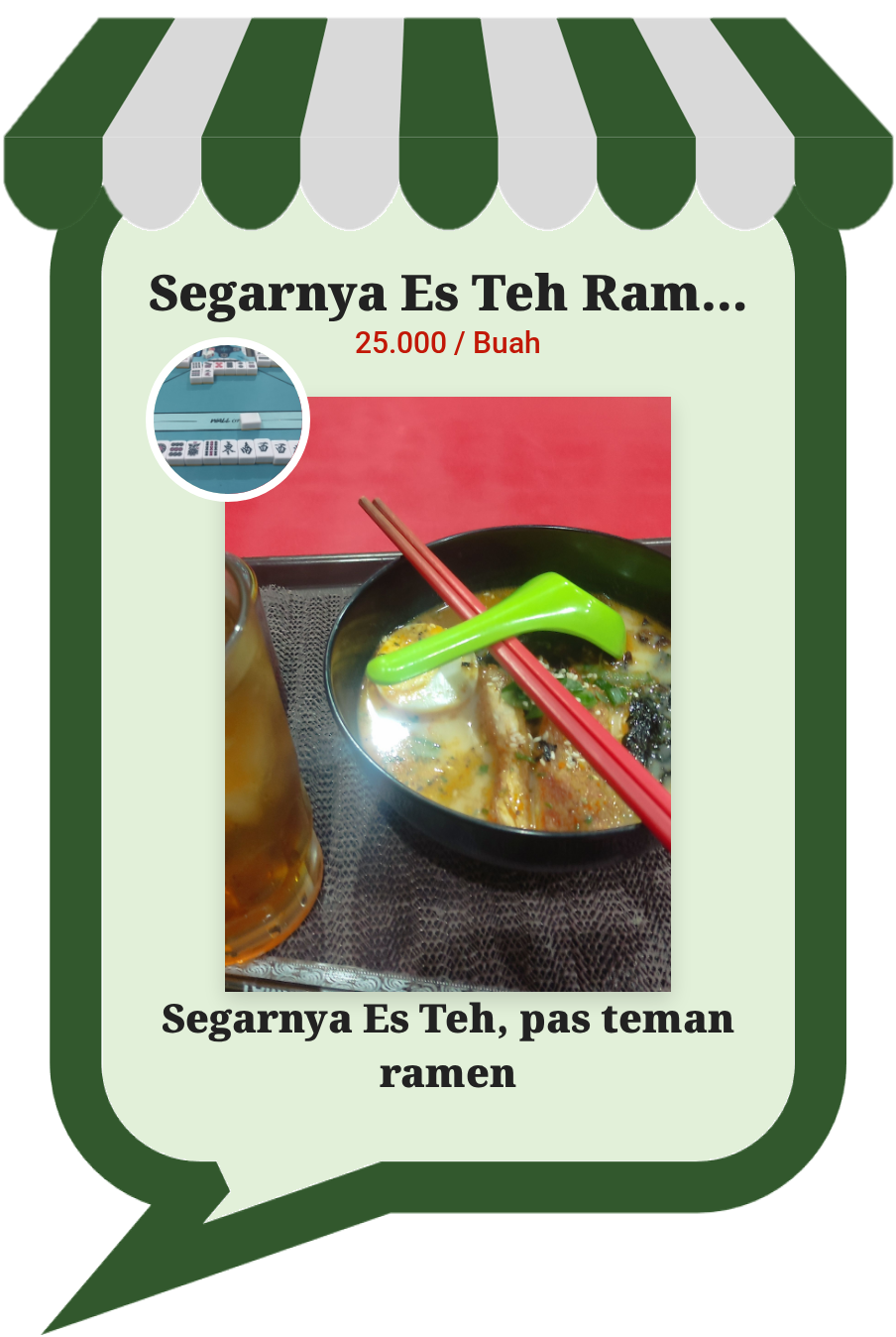 Segarnya Es Teh Ramen